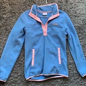 Columbia 3/4 zip fleece jacket